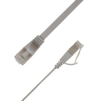 Flat U/FTP Cat6A Grey 5m AWG