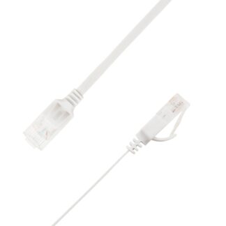 Flat U/UTP Cat6A White 4.5m