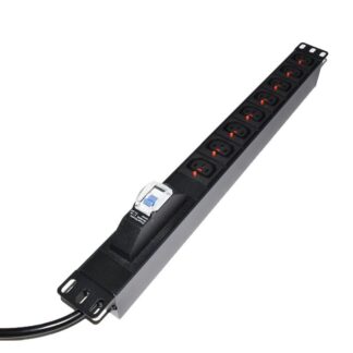 19" Power Rail 8xC13 Lockable