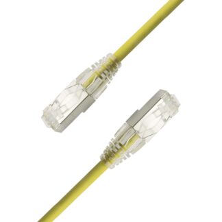 SlimPatch F/UTP Cat6A Yellow