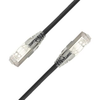 SlimPatch F/UTP Cat6A Black