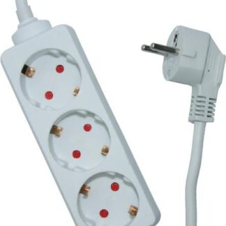 Power Rail 3 Outlet 3m Black,