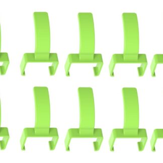ColorFlex Cat6A Clips Green
