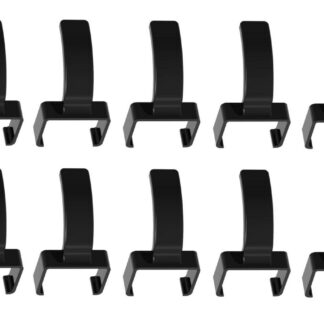 ColorFlex Cat6A Clips Black