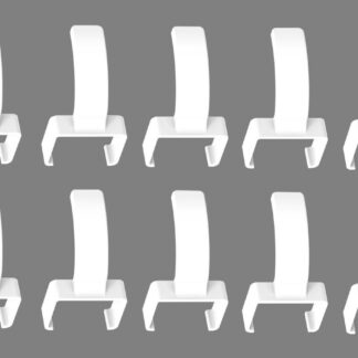 ColorFlex Cat6A Clips White