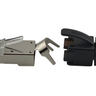 Shielded RJ45 Plug & Black