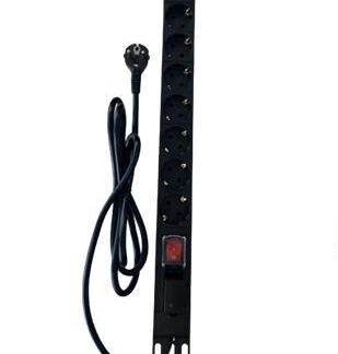 19" Power Rail 7xCEE 7/4 2m