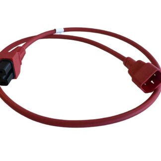 Power Cable C15/C14 Red 3m
