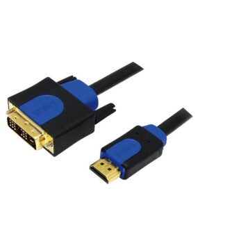 HDMI cable, A/M to DVI/M,