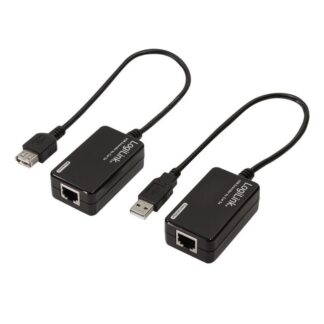 USB 2.0 Cat.5 extender, 60 m,