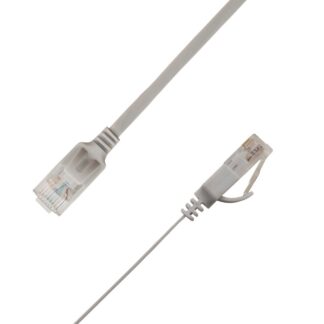 Flat U/UTP Cat6A Grey 7.5m