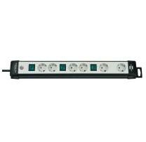 Power extension 3 m 6 AC
