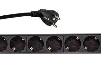 19" PDU 9 x CEE 7/3 socket,