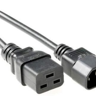 Power Cord C19-C14 1m Black