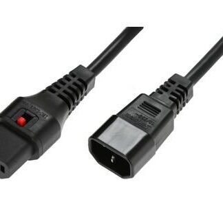 Powercord C13 IEC Lock - C14