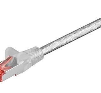 S/FTP CAT6 0.25m Transperant