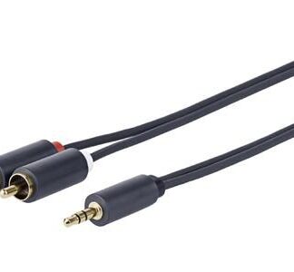 3.5MM - 2 X RCA M-M