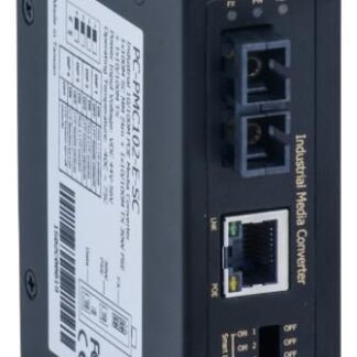 Media converter for DIN rail,