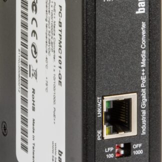 Media converter for DIN rail,